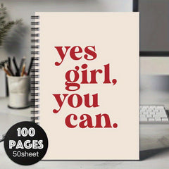 Motivational Self Improvement Spiral Notebook Journal School Office Supplies