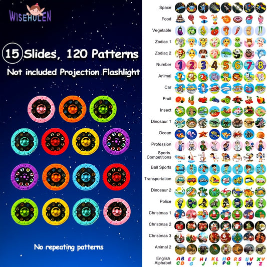 Educational Flashcards Set - Dinos, Animals, Fruits, Fun Designs