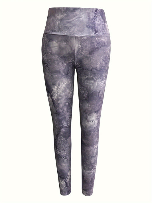 Tie Dye High Waist Tummy Control Fitness Pants Yoga Leggings