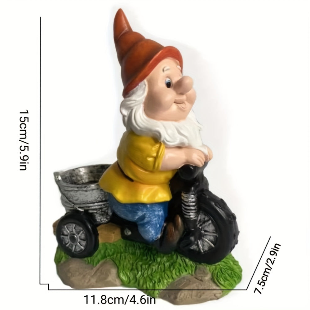 Creative Garden Gnome Statue Resin Gnome Ornament Decoration Home Decor