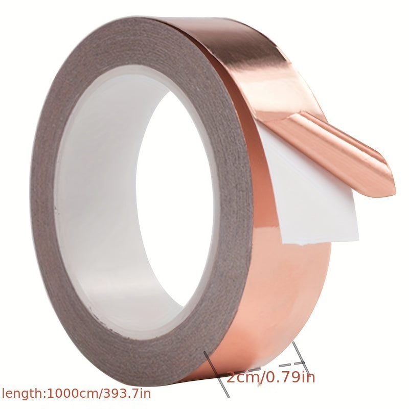 1pc Conductive Copper Tape Single sided Conductive Shielding Tape