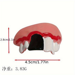 10pcs Prank Dentures Colorful False Teeth for Halloween