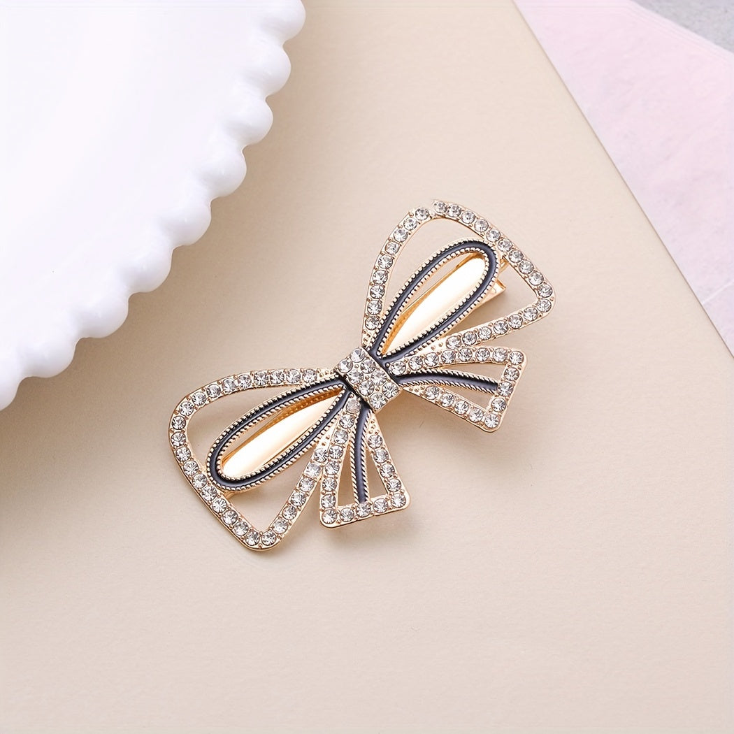 Rhinestone Duck Billed Hair Clip Glitter Hair Clip For Women Girls Hair Clip