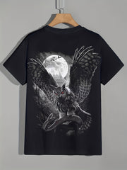 Owl & Snake 3D Print Men's Short Sleeve T-shirt Graphic Tee