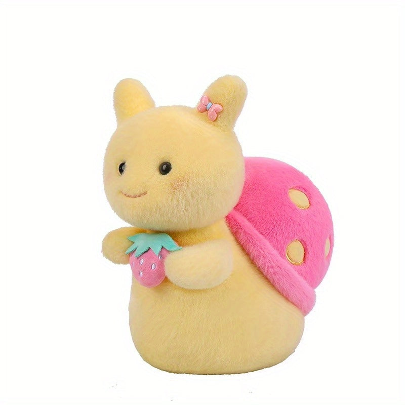 8.66in Cute Snail with Strawberry Doll Set for Birthday Gift