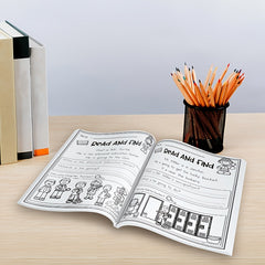 21 Pack Orange Reading Comprehension Worksheets for Kids Phonics Sight Words Act