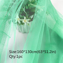 Green Mesh DIY Costume Wedding Dress Headwear Accessory