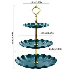 3-layer Candy Plate Household Dried Fruit Basket Festive Style