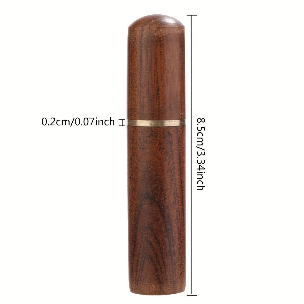 Wood Needle Organizer Sewing Needle Storage Case Ebony Needle Box