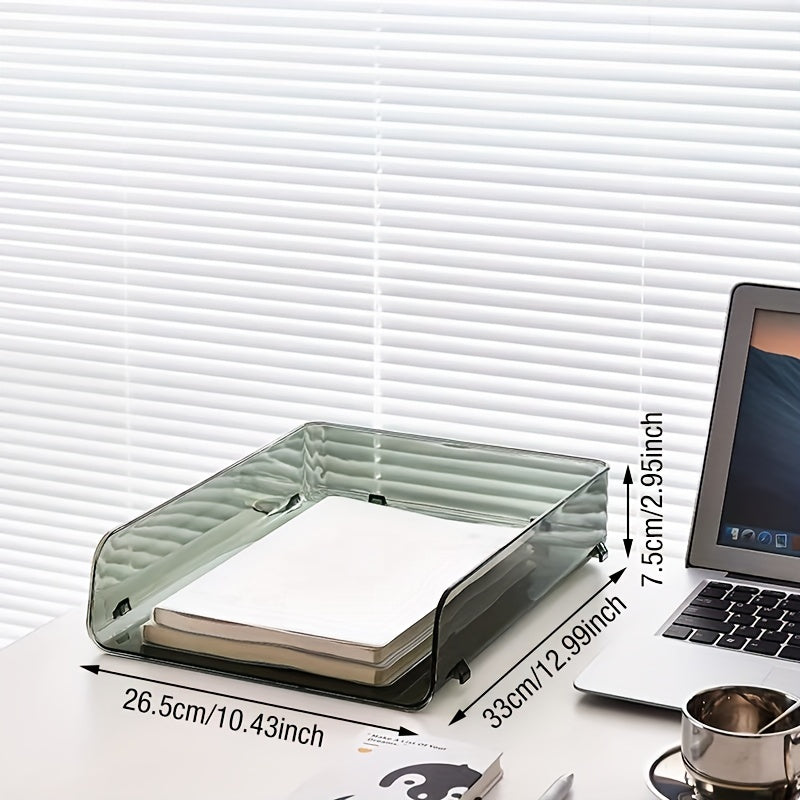 Desktop Transparent Storage Box for Office Desk