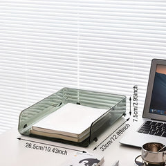 Desktop Transparent Storage Box for Office Desk
