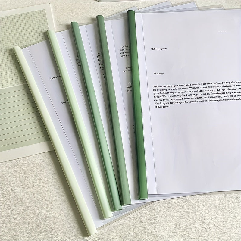 Green Gradient A4 Folder, 100 Sheets Capacity