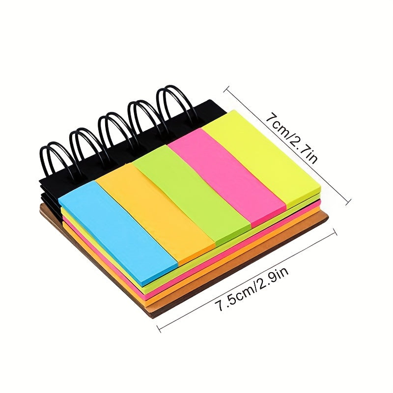 250 Sheets Pad Sticky Notes Combo Mini Coil Book Sticky Notes