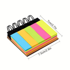 250 Sheets Pad Sticky Notes Combo Mini Coil Book Sticky Notes