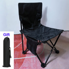 Portable Folding Stool 23 inch Heavy Duty Chair for Gaming Camping Hiking Beach