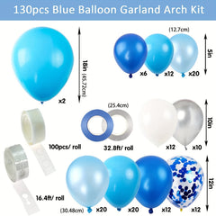 130pcs Sequin Balloon Garland Arch Kit for Party Decoration