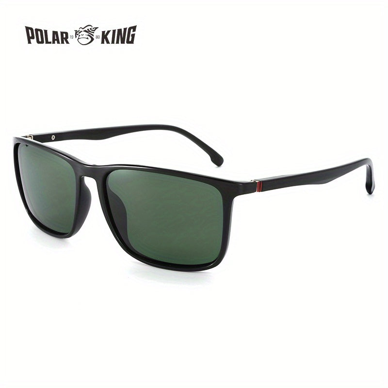 Men's Vintage Polarized Square Sunglasses UV Protection