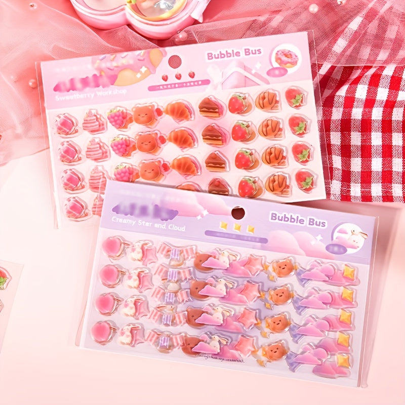 3D Bear Hand Account Sticker Candy Decoration Sticker