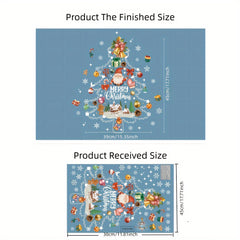 Christmas Glass Stickers - Tree Old Man Snowflake for Home Window