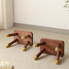 Solid Wood Small Stool Outdoor Removable Stool