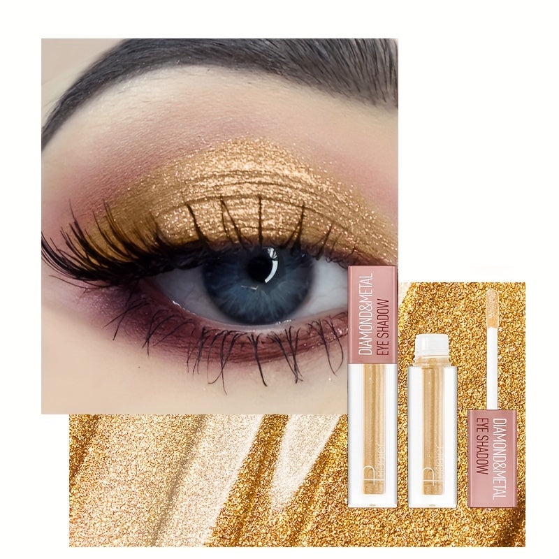 Pearlescent & Glitter Liquid Eyeshadow for Stunning Eye Makeup