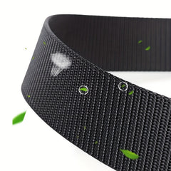 Men's Automatic Buckle Tape Belt Nylon Tactical Belt