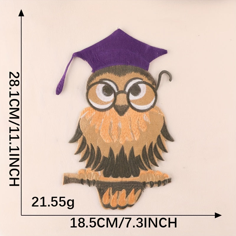Girls Boys Teen Owl Embroidery DIY Patch for Clothes Backpack Hat
