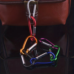 10pcs Aluminum Alloy Carabiner Fast Hanging Buckles for Mountaineering & More