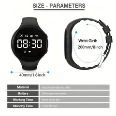 Digital Fitness Watch with Pedometer and Timer