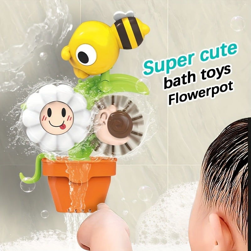 Colorful Flowerpot & Insect Bath Toys