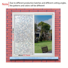 Dot Frosted Privacy PVC Window Film Semi Transparent Decorative Sticker