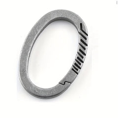 Titanium Car Keyring Without Spring Elastic Keyring Creative Pendant