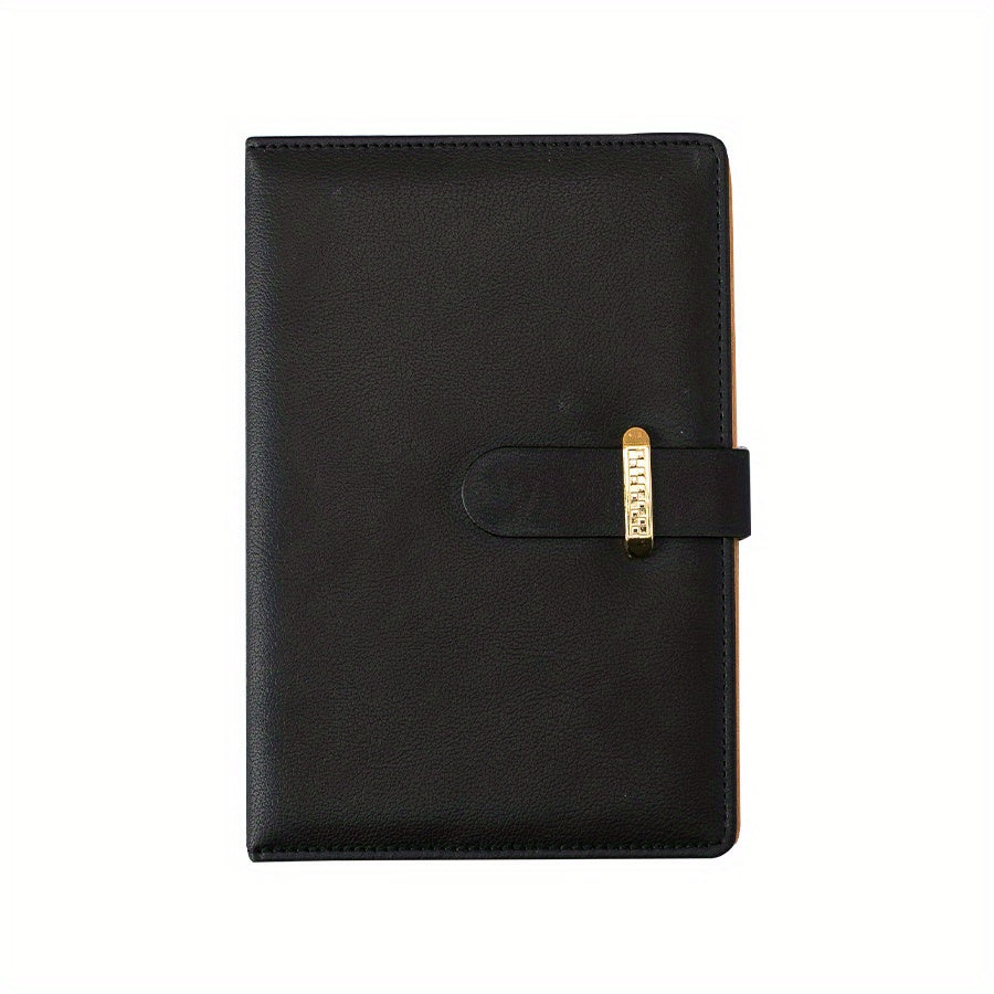 ZMHQLPDZ A5 Leather Lined Diary Notebook Classic Hardcover Business