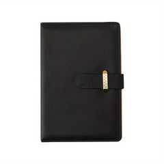 ZMHQLPDZ A5 Leather Lined Diary Notebook Classic Hardcover Business