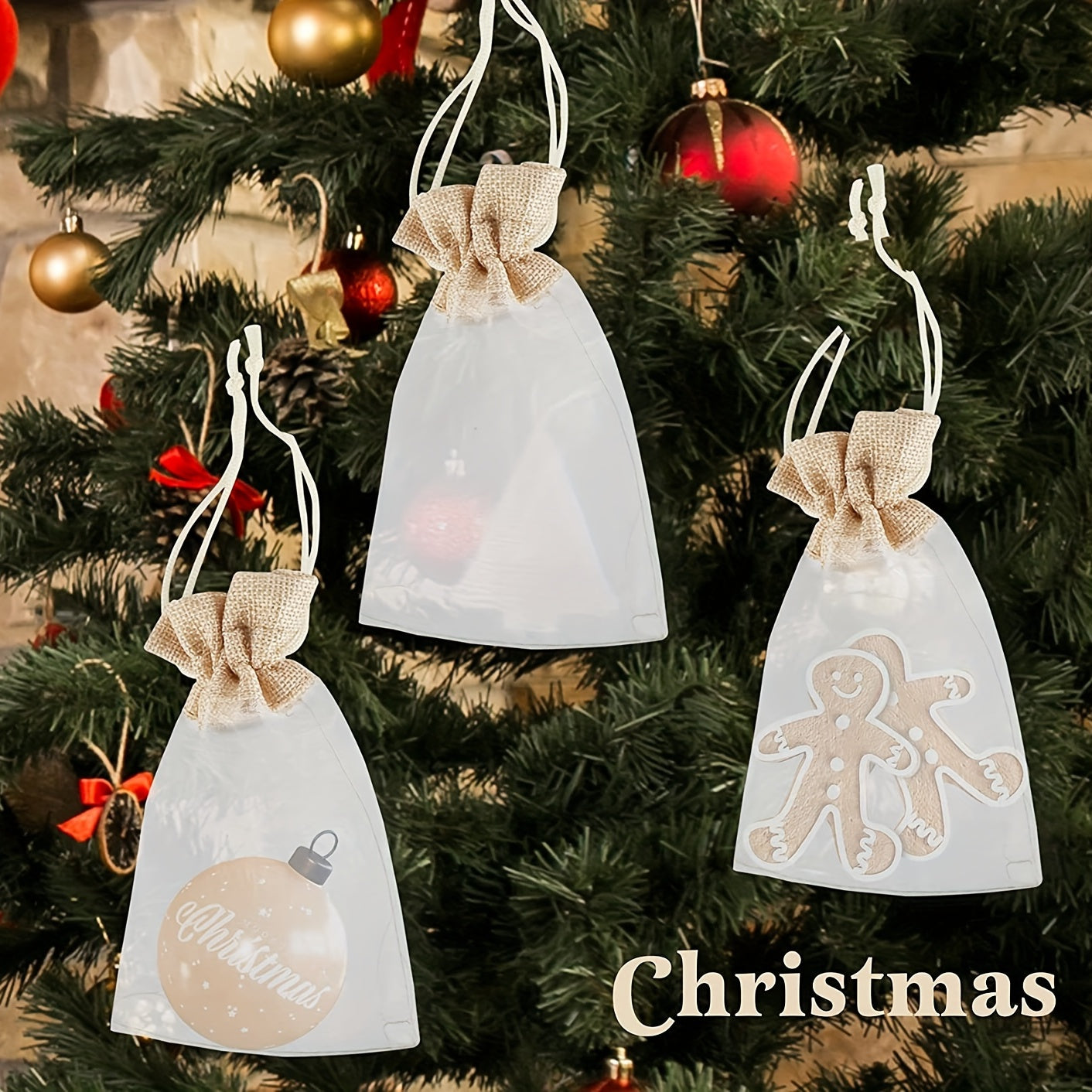 30pcs Mini Drawstring Organza Bags Halloween Wedding Favors