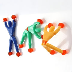 10pcs Wall Climbing Toys Stress Relief Sticky Tricky Toys