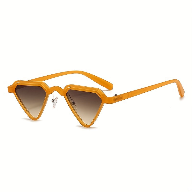 Y2K Triangle Sunglasses Unisex Jelly UV400 Shades