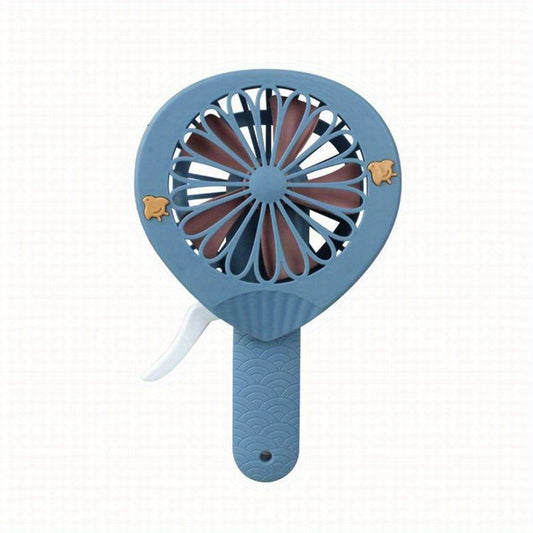Mini Handheld Fan Portable Hand Pressure Fan Without Handle Cooling Cartoon Fan