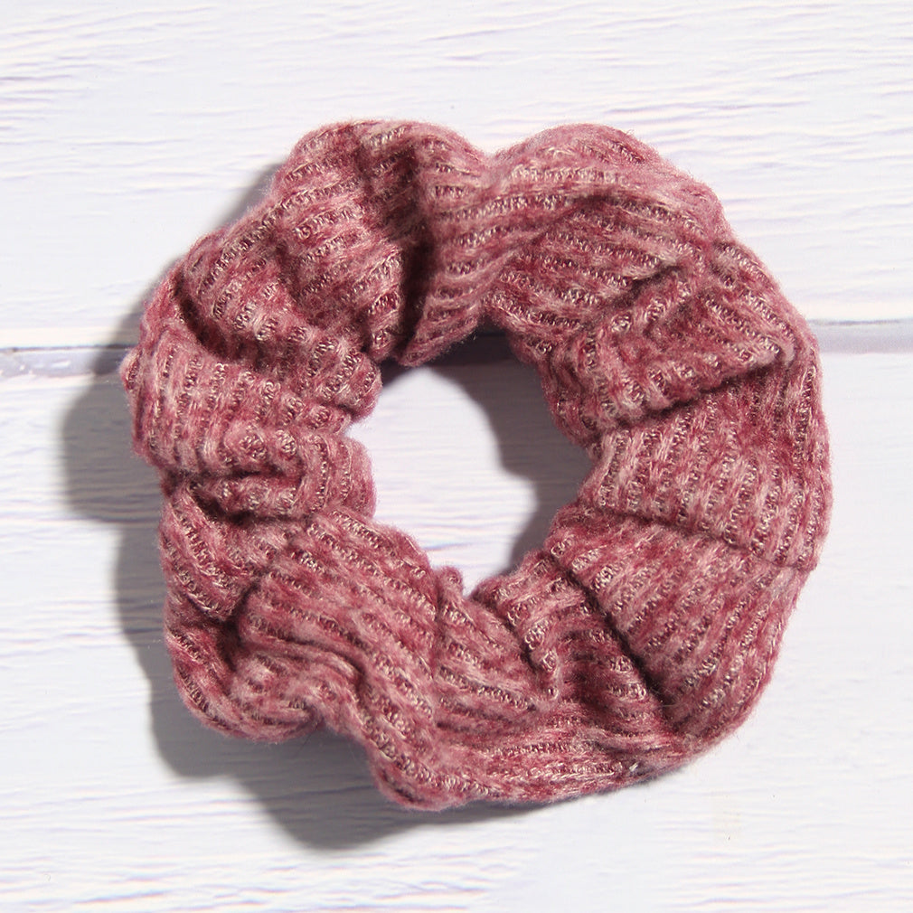 Solid Elastic Scrunchie For Women Girls Sleep Soft Scrunchies