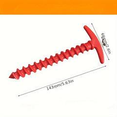 6pcs Camping Tent Ground Nail Stake Canopy Thread Ground Nail 14