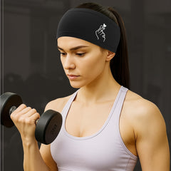 2Pcs Quick Dry Sports Headband Moisture Wicking & Breathable Unisex Headband