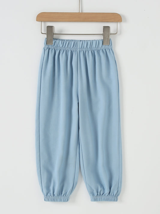 Toddler Girls Jogger Pants Elastic Waist Casual Trousers Kids Summer Clothes
