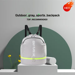 Basketball Storage Bag Drawstring Backpack with Shoe Compartment