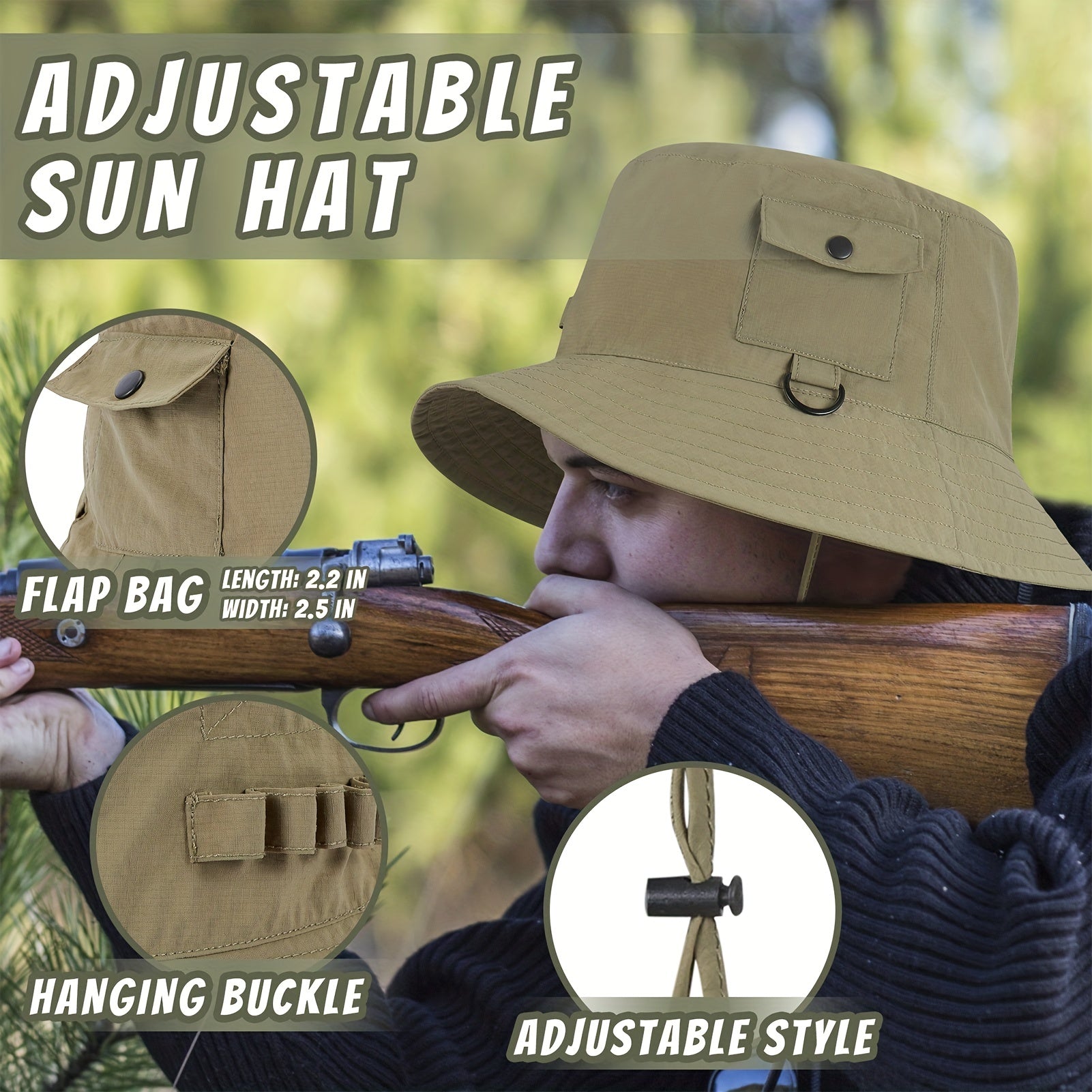 Summer Bucket Hat Sun Hats Travel Cap Fishing Hat Waterproof
