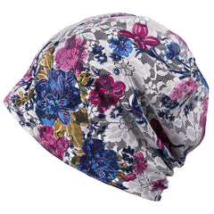 Men's Lace Beanie Hat Baggy Skull Sleep Cap