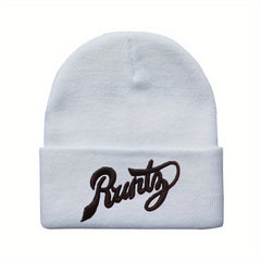 Embroidered Cold Hip Hop Knitted Hat