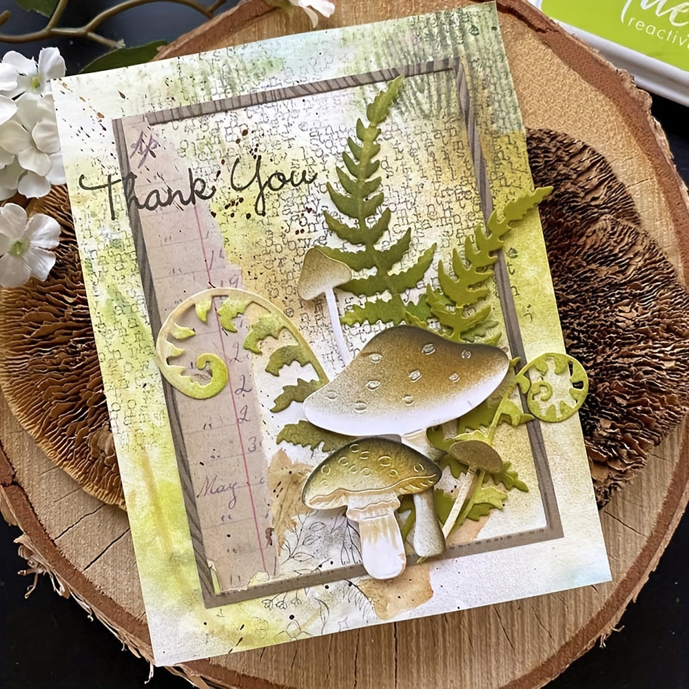 Mushroom Forest Cutting Dies for DIY Scrapbooking