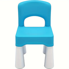 Plastic Square Chair 18.5 Height Seat Indoor/Outdoor Use for Toddlers