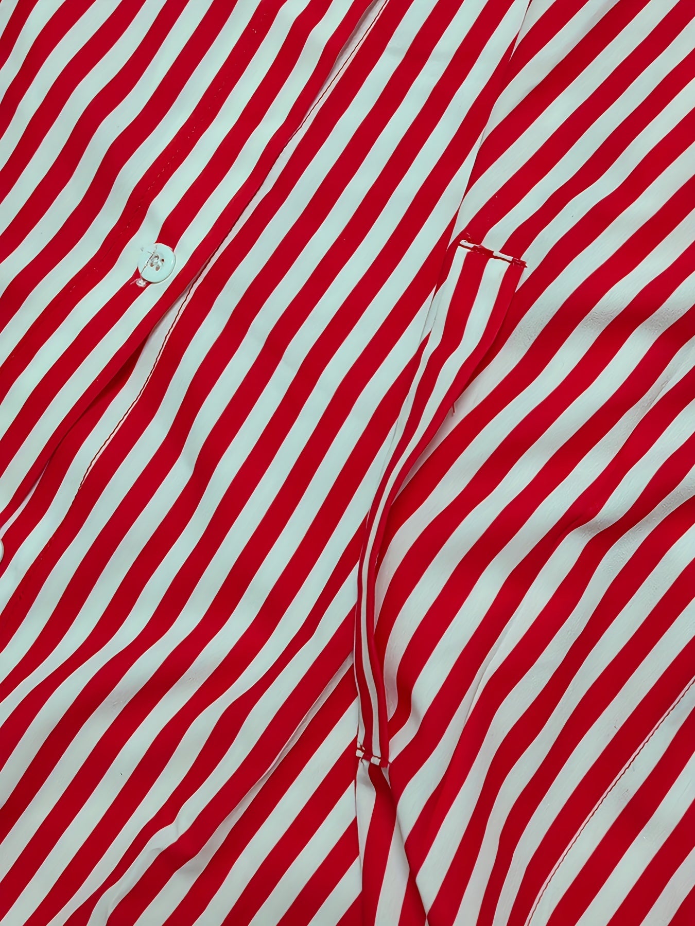  Stripe Print Maxi Shirt Dress