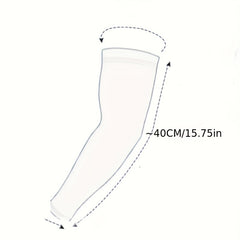 Sunscreen Ice Sleeves Men's Sports Arm Sleeves Stripes